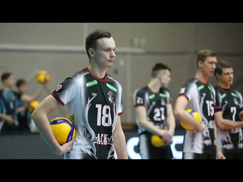 Диагональный Егор Сиденко забивает без блока в матче с минским «Строителем»