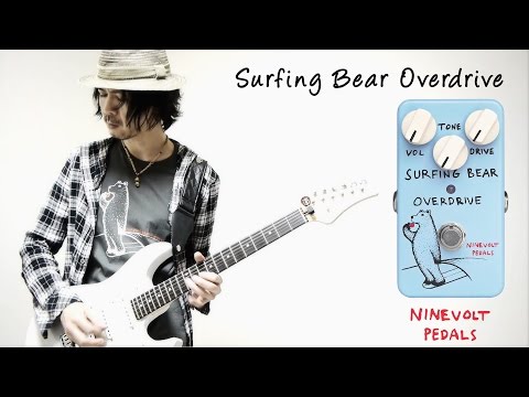 Ninevolt Pedals | Surfing Bear Overdrive (Animals Pedal)