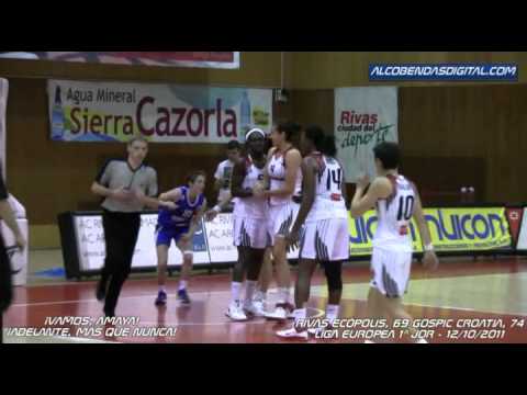 Rivas Ecópolis Basket-Gospic Croatia 69-74 -último cuarto- Liga Europea - alcobendasdigital.com