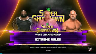 WWE 2K25 FULL MATCH - Henry vs. Lesnar vs. Goldberg - ULTIMATE POWER SHOWDOWN!