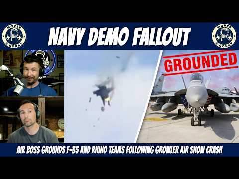 Navy Grounds Demo Teams After Growler Crash