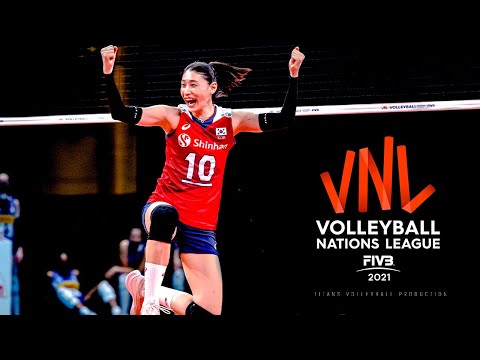 No.1(0) of the Women's Korean Team - Legendary Kim Yeon-koung | 김연경 | Best of VNL 2021 (HD)