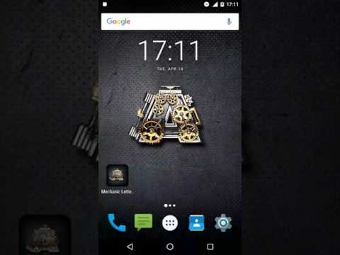 Mechanic Letter Live Wallpaper Video