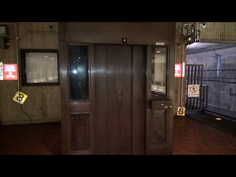 Original US Hydraulic Elevator at the Mt. Vernon Square Metro Station in Washington, DC