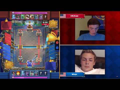 ‪CMcHugh VS Wings   2017 Clash Royale Crown Championship Fall NA Top 10 W2‬‏   YouTube