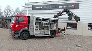 سيارة المطافئ DAF 55.230 TI HIAB 8.7 TM Crane, Crane, Kran -Fire Truck, Firetruck | صورة 4 - Autoline