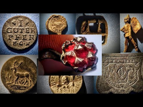 Sondeln auf Wiese und Acker - Wer suchet der findet! - schöner alter Ring, Münzen, Knöpfe - XP Deus