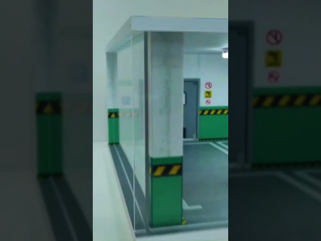 Vídeo relacionado con LeeQinersw Modelo de Coche Vitrina a Escala con Luz Led Integrada Caja Coleccionable para Autos Miniatura Garaje de Estacionamiento con Puerta Acrílica Expositor, Style B