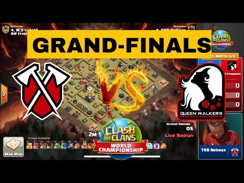 Grand-Finals | Tribe Gaming VS Queen walkers | coc world championship 2022