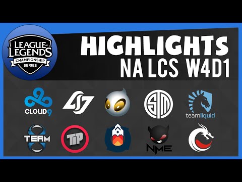 [Highlights] NA LCS W4D1 All Matches | DIG vs TIP, TDK vs CLG, TL vs TSM, GV vs T8, NME vs C9