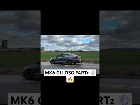 MK6 GLI New Exhaust DSG Farts #shorts #bigturbo