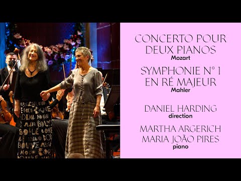 Martha Argerich & Maria João Pires play Concerto for Two Pianos, KV 365. Conducted by Daniel Harding