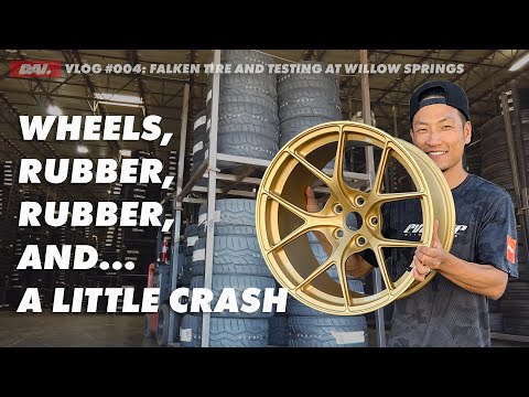 Falken Tire visit and crashing my BRZ at Willow Springs