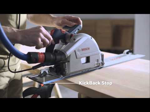 Bosch Rankinis diskinis pjūklas GKT 55 GCE video