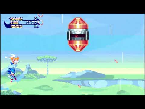 Sonic and the Moon Facility - Cloudy Complex Boss beated