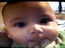 Baby eating ice cream David 2007