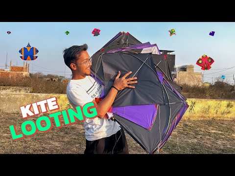 BHOT SAARI PATANG LOOT LI🪁😍 KITE LOOTING VLOG 2026 #kitelooting 