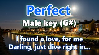 Download lagu Perfect - Ed Sheeran | izKaraoke (Male Key G#) mp3