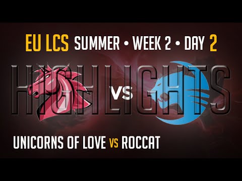 Unicorns of Love vs Roccat HIGHLIGHTS | Week 2 EU LCS Summer Split 2015 S5 | UOL vs ROC W2