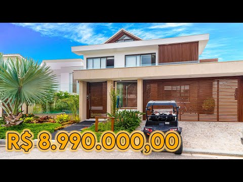 BELISSÍMA CASA C\ CINEMA, ACADEMIA E SALÃO DE JOGOS COMPLETAMENTE EQUIPADOS! | MULLER IMOVEIS RJ