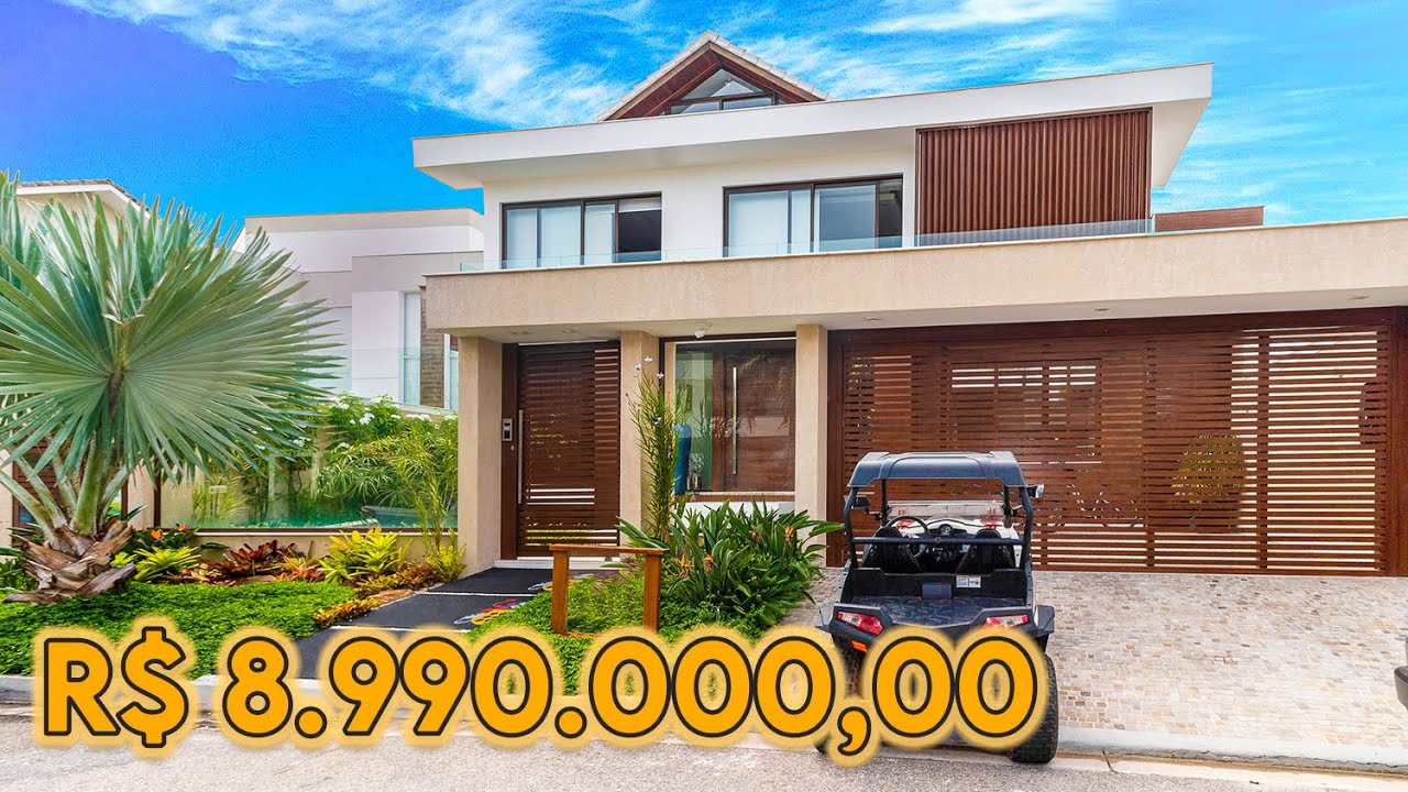 BELISSÍMA CASA C\ CINEMA, ACADEMIA E SALÃO DE JOGOS COMPLETAMENTE EQUIPADOS! | MULLER IMOVEIS RJ