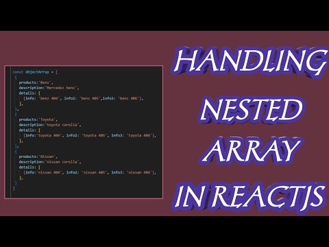 Handling Nested Arrays In Reactjs Array Flatmap Method