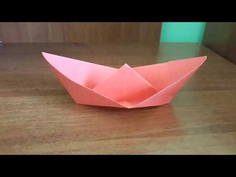 🚤 Cum sa faci o BARCA din hartie - foarte usor