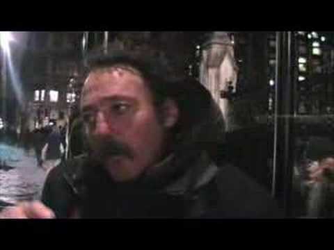 The King Blues conduct an interview at Parliament Square