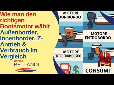 Wie man den richtigen Bootsmotor wählt | Außenborder, Innenborder, Z-Antrieb &Verbrauch im Vergleich