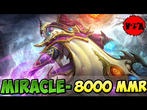 Dota 2 - Miracle- 8000 MMR Plays Party | Invoker | vol #9 - Ranked Match