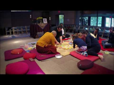 Tibetan Sand Mandala at Saint Rose (Time-Lapse Video)