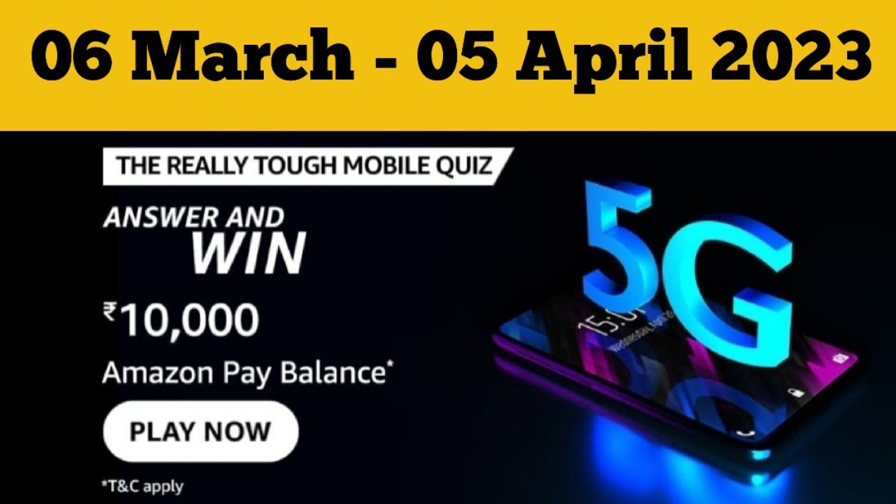 Amazon The Really Tough Mobile Quiz Answers Today I Amazon Quiz Today I