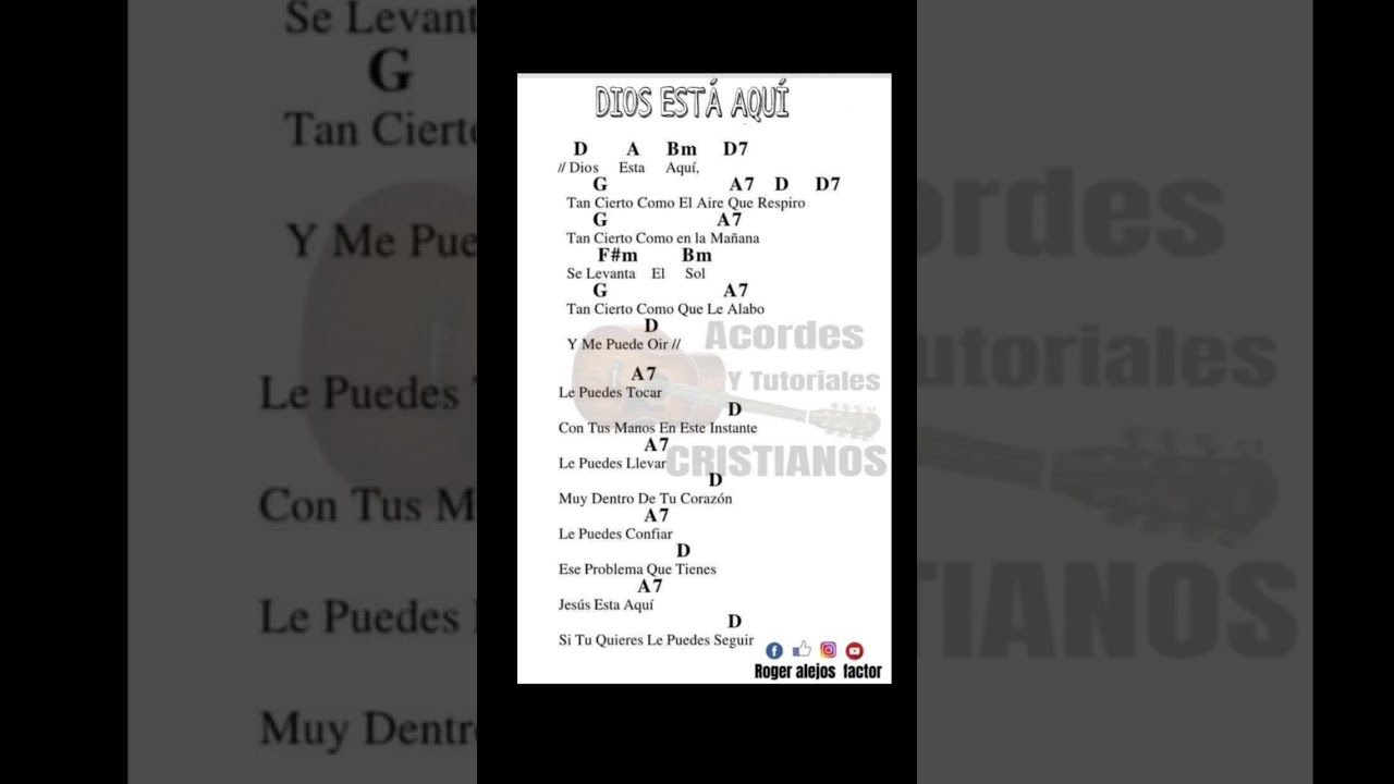 DIOS ESTA AQUI #guitar #guitarra #musica #guitarramusica #guitarraacustica #music #guitarreando