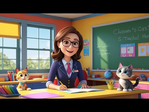 Emma Had a Tiny Cat | Cute Cat Song for Kids | Tiny Cat Adventure Rhyme for Toddlers