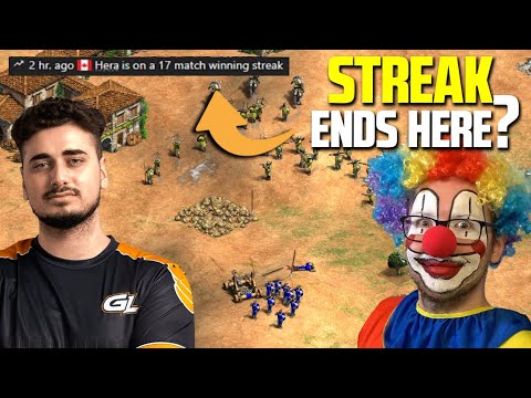 Hera had a 17 Win Streak then I Showed Up | AoE2