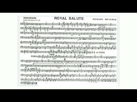 Royal Salute by Richard Waterer: Percussion