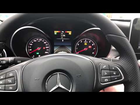 Car Mercedes Benz C180 Limousine Parktronic Ultrasonic Parking Aid front and rear Instructions