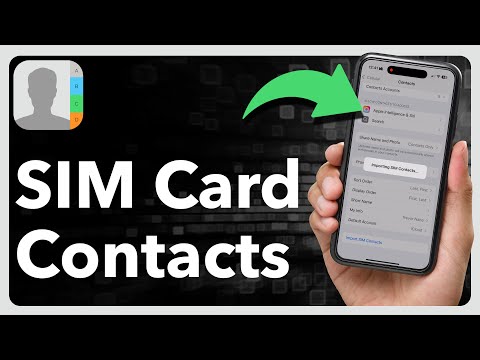 How To Save iPhone Contacts To SIM Card
