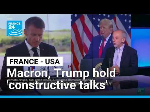 Macron, Trump hold 'constructive' talks ahead of UN General Assembly