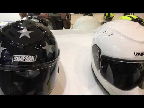 New 2018 Simpson venom legal ECE motorcycle helmet see www.simpson-Helmets.eu or call 01773835666