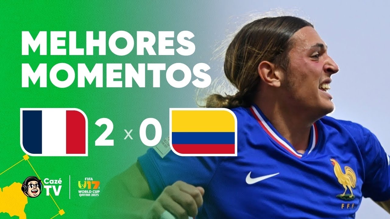 MELHORES MOMENTOS: FRANÇA 2 X 0 COLÔMBIA | COPA DO MUNDO SUB-17 FIFA™ 2025 | SEGUNDA FASE