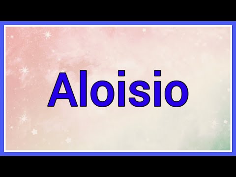 Aloisio | Name Origin