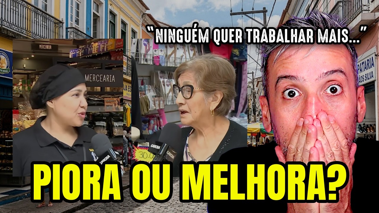 FIM DA ESCALA 6X1: O QUE O POVO NA RUA ACHA?