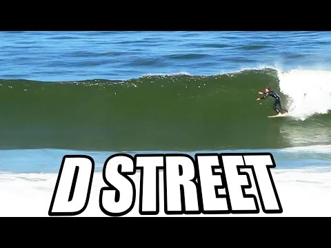 D Street overview of surfers