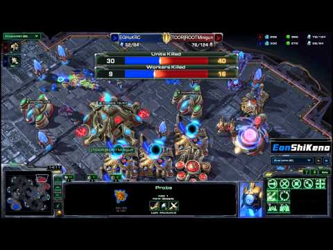HuK vs Minigun PvP - HoTS EonShiKeno 2