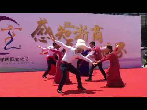Kushtdepdi Turkmen students in china national dance