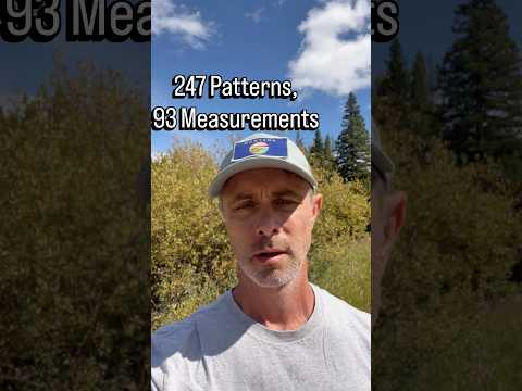 247 Patterns 93 Measurements | Pattern DNA #shorts # camomatrix