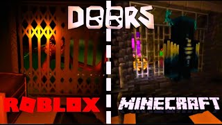 I Remade Roblox Doors+ Door 100 In Minecraft (ENDING CUTSCENES)