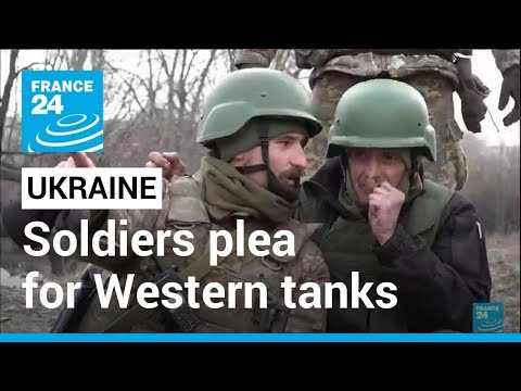 Ukrainian soldiers at the frontline plea for Western tanks • FRANCE 24 English
