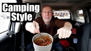 Lunch Break Car Camp Cooking